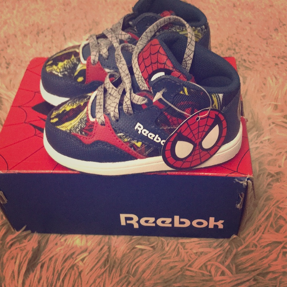 Spider man Reebok sneakers toddler SOLD